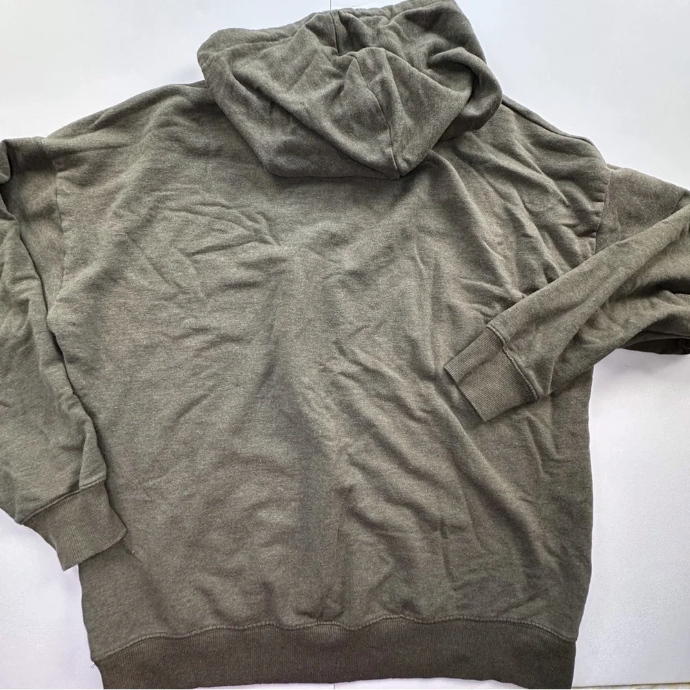 Buffalo David Bitton olive green long sleeve pullover hoodie‎ women’s large